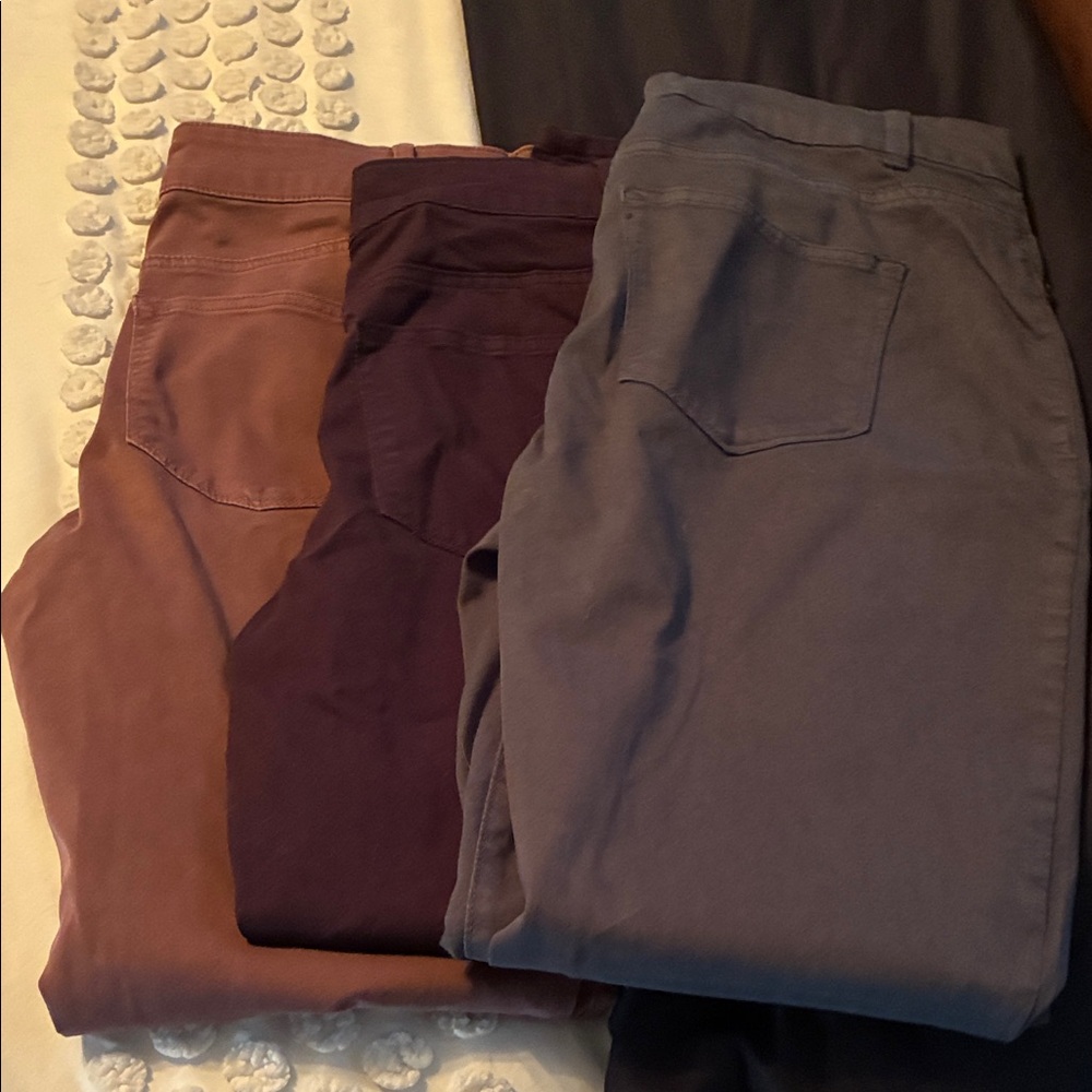 Maurices Women's Skinny Pants - Brown, Purple, Gray